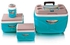 4-Piece Pinnacle Ice Chest Set Assorted 30,11,4.5,1Liters
