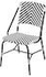 VASSHOLMEN Chair, in/outdoor, black/white - IKEA