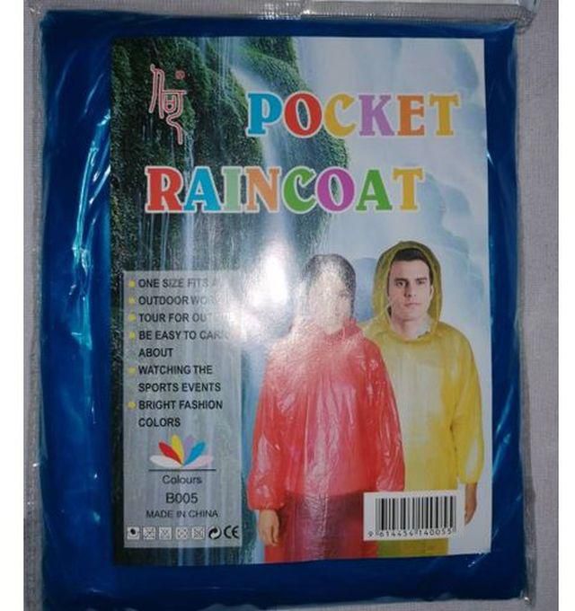 3in1Pocket Transparent Raincoat - (3pcs)