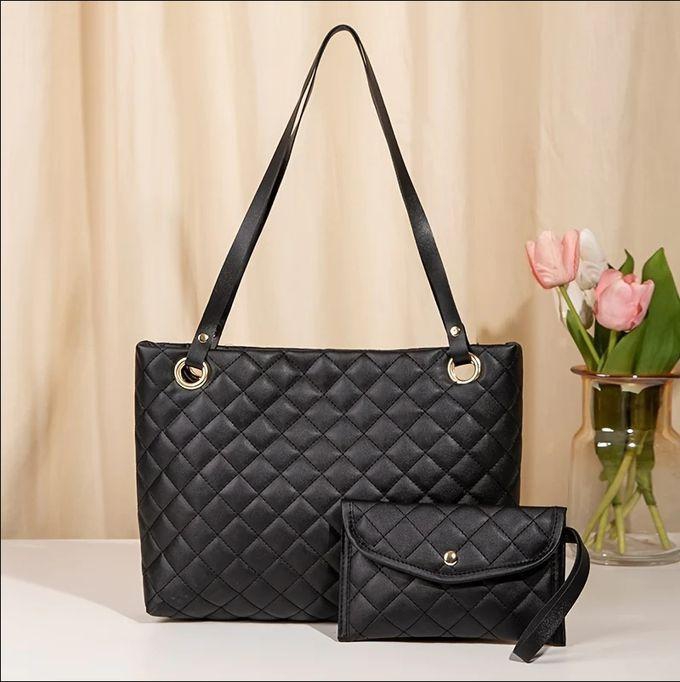 2 Pieces/set Fashion PU Leather Women's Handbags Casual Large Capacity Tote Bag Women's Crossbody Bag Casual Shoulder Bag With Wallet