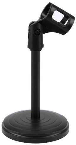 126mart Phone Clip Microphone Holder with Metal Base Mic