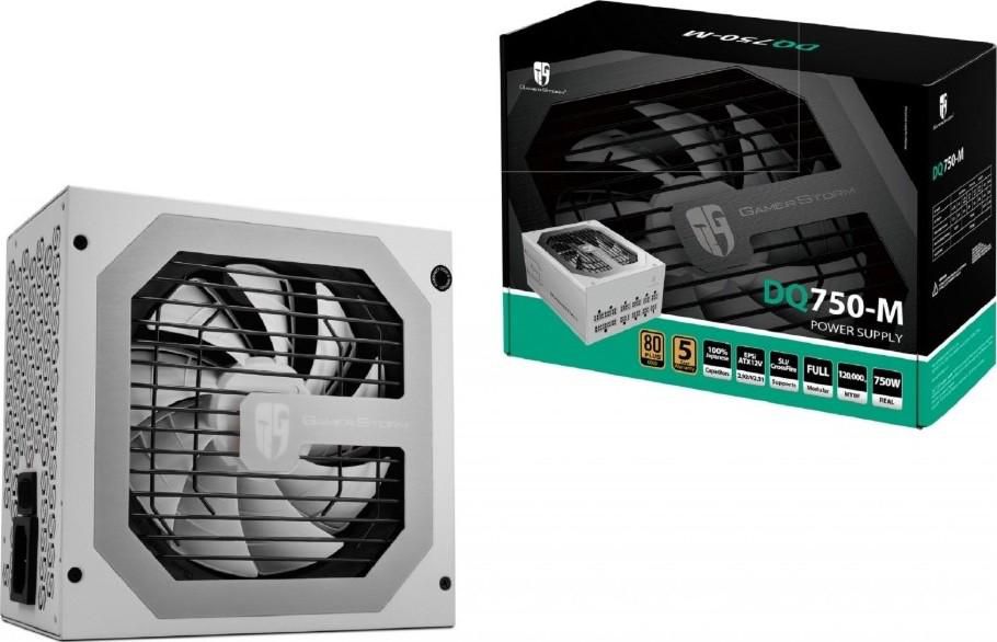 DeepCool GamerStorm DQ750 M V2 750Watts 80 Plus Gold Full Modular ATX Power Supply - White | DP-DQ750-M-V2L WH