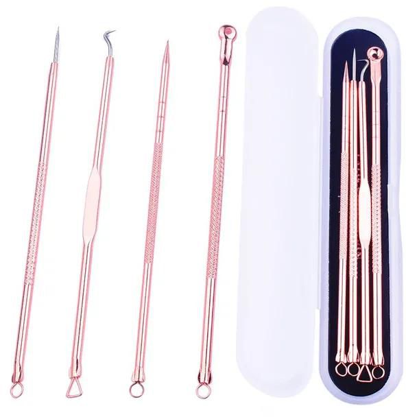 Blackhead Pimple Treatment Pin Kits Comedone Pin Needle Tool Comedones Extractor Set