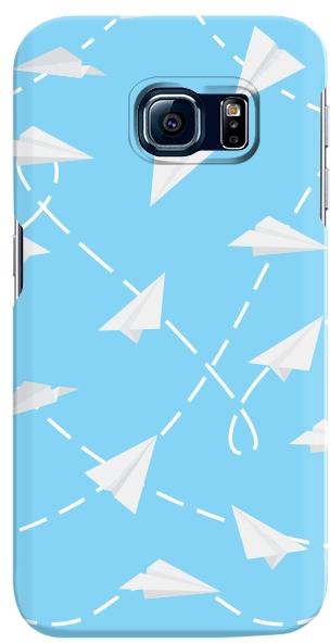 Stylizedd Samsung Galaxy S6 Edge Premium Slim Snap case cover Matte Finish - Paper Planes