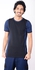 T-Shirt Cotton, Blue And Black, XXL, Tsco2905