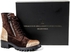 Versace Italia Brown Pull On Boot For Women