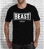 Eleven Casual "Beast" Printed T-Shirt - Black