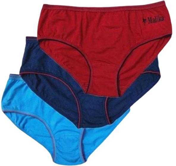 Malika - (3) Underwear Brief Basic With Underwire Cotton