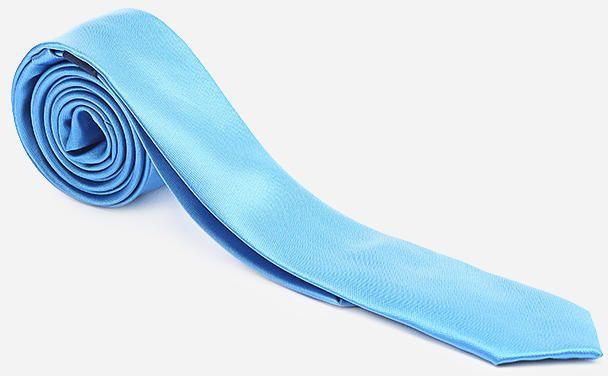 Tie House Solid Slim Tie - Bright Blue