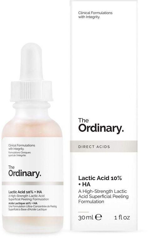 The Ordinary Lactic Acid 10% + Ha Acid Superficial Peeling Formulation Face Serum - 30ml