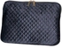 Quilted 15 Inch Laptop Bag Black