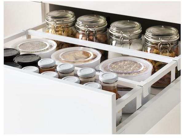 METOD / MAXIMERA High cabinet f oven+door/2 drawers, black/Lerhyttan black stained, 60x60x220 cm - IKEA