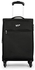 VIP Unisex Tivoli Soft Shell Spinner Wheels Luggage, Black, 28 x 38 x 58 cm