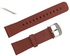 Genuine Italian Leather Smart Watch Band Strap Brown For LG G Watch R W110