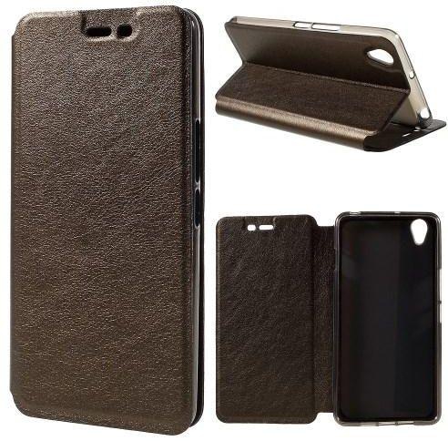 Ozone Crazy Horse Leather Stand Flip Cover for OnePlus X - Coffee