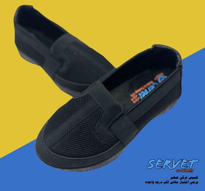 Servet Sneakers Comfort Sport Shoes For Women - Black - Servet El Turkey