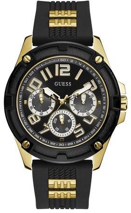 Men's Rubber Chronograph Wrist Watch GW0051G2 - 46 mm - Black/Gold