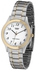 Casio Men's White Dial Stainless Steel Band Watch (MTP-1128G-7BDF)