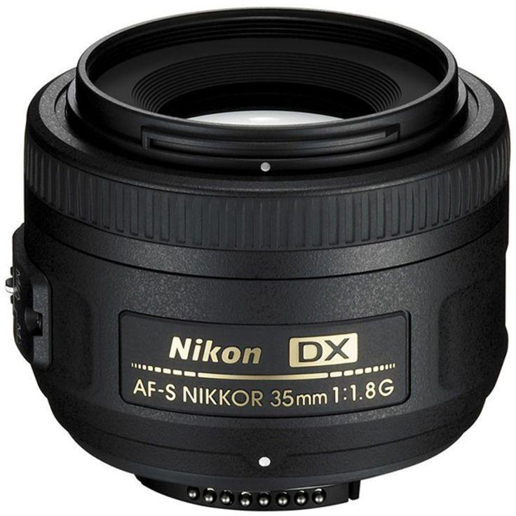 Nikon AF-S DX Nikon 35mm f/1.8G Lens For Nikon DSLR Cameras Black