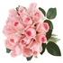 A bunch of artificial home decor  CLOSED PETALS roses(12 flowers) for your office or home table top/center pieces