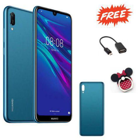 Huawei Y6 Prime (2019), 6.0", 32GB+2GB (Dual SIM),FREE Cover,Ring And OTG Cable