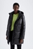 Defacto Regular Fit Faux Leather Coat/Parka