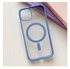 IPhone 14 (6.1 Inch) MagSafe Case With Colored Sides - Clear / Sierra Blue