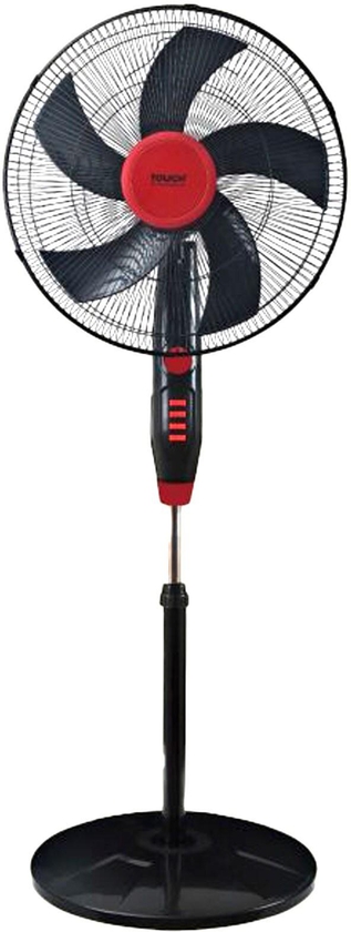 Touch El Zenouki 40121 Rocket Stand Fan with Remote Control - 18-inch - Black