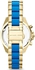 Michael Kors Women's MK5908 Bradshaw Chronograph Gold Dial Two-Tone Bracelet Watch