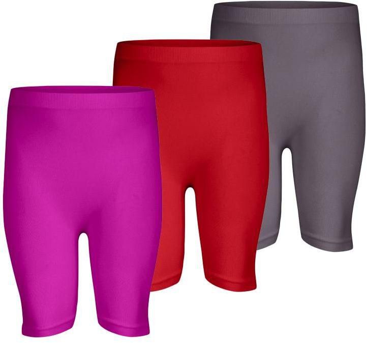 Silvy Set Of 3 Casual Shorts For Girls - Multicolor, 12 To 14 Years