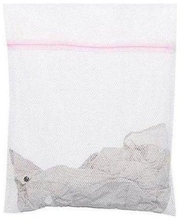 Laundry Washing Mesh Net Zipped Wash Bag Lingerie Underwear Bra Clothes Socks Multicolour 10grams