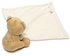 Sanwood Infant Nursery Toddler Soft Smooth Bath Security Cartoon Bear Toy Baby Blanket