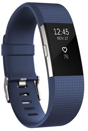 Fitbit Charge 2 Blue Silver Small