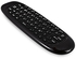 Generic TK668 3 In 1 2.4GHz Wireless Air Mouse Full QWERTY Keyboard With TV Remote Control Function-BLACK