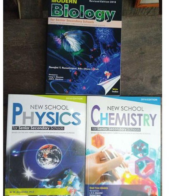 Complete Set Of New School Chemistry, Physics And Modern Biology