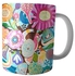 Printed Ceramic Mug Multicolour