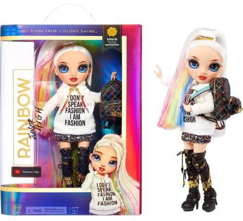 Rainbow Jr High Special Edition - Amaya Raine - 9" Rainbow Posable Fashion Doll