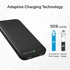 Samsung Galaxy S9 Wireless Charger, 2-In-1 Qi-Certified Wireless Charging with 10000mAh Power Bank, 2 Input Ports, Automatic Voltage Regulation and Universal Dual USB Port, AuraVolt-10 Black