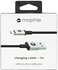 mophie Charge and Sync Cable-USB-A to Micro USB 1M – Black