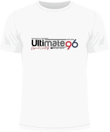 Ultimate 96 Casual Crew Neck Slim-Fit Premium T-Shirt White