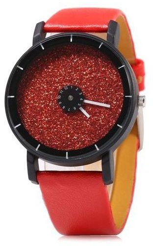 Dalas DALAS 6995 Female Watch Quartz Watch With Shining Dial (Red)