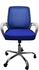 Sarcomisr Medical Office Chair - Blue Mesh - White