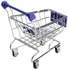 Mini Supermarket Shopping Cart Trolley Phone and Pen Holder - Blue