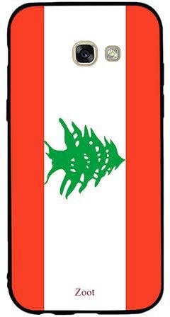 غطاء حماية واقٍ لهاتف سامسونج جالاكسي A5 ‏(2017) نمط علم لبنان