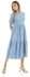 Andora Self Stitched Short Dusty Blue Maxi Dress