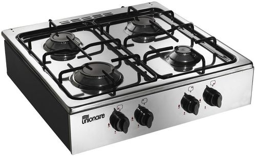 Gas Cooker Flat 55*55 Stainless