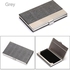 Exclusive Stainless Steel Business Card Holder Name/Credit Card Case Wallet-Black