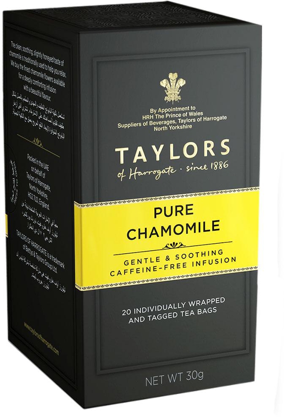 Taylors Of Harrogate - Pure Chamomile Premium Tea Bags - 30g (20 Teabags)- Babystore.ae