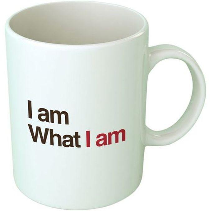 I Am What I Am Ceramic Mug - Multicolor