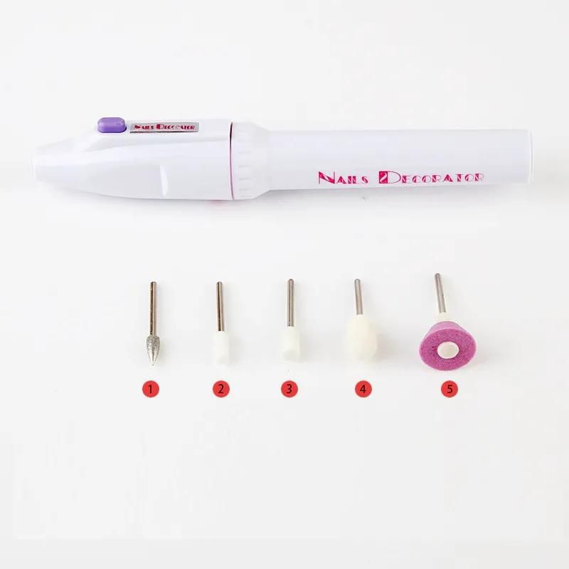 Mini Electric Nail Drill Apparatus for Manicure Gel Cuticle Remover Pedicure Machine Milling Drill Bits Set Nail Art Tools